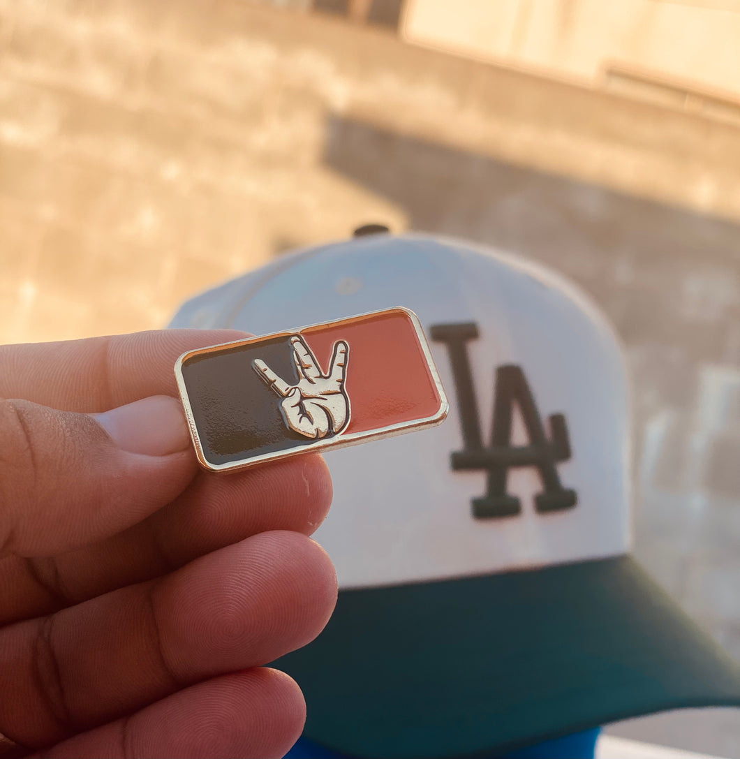 Gold West Hand Pin